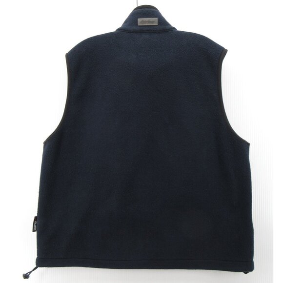 VINTAGE Eddie Bauer Vest Large Fleece Jacket Hiking Zip Up Y2K Gorpcore - Picture 5 of 9